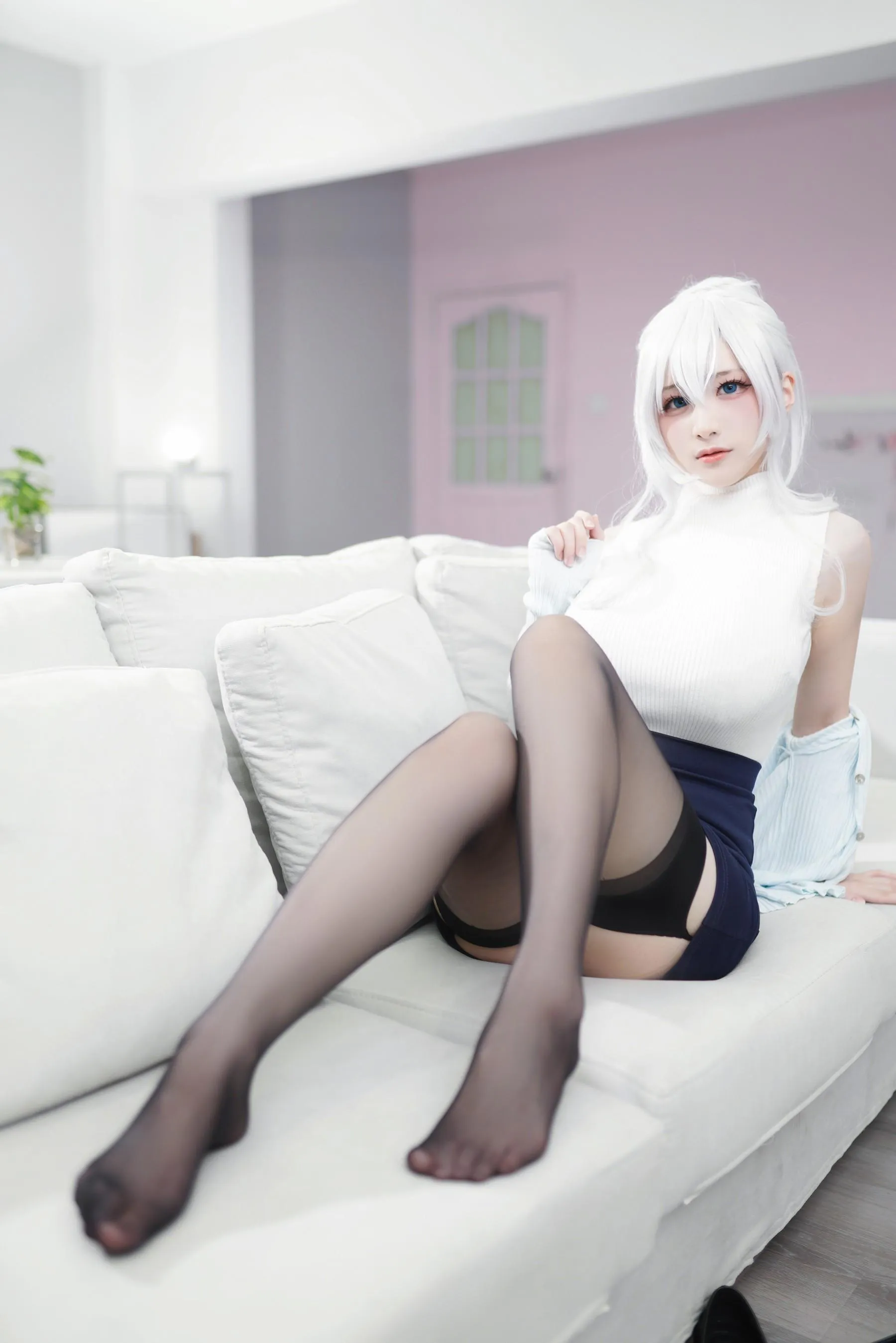幼愛youmeko – NO.06 未亡人雪女cos [71P]插图9